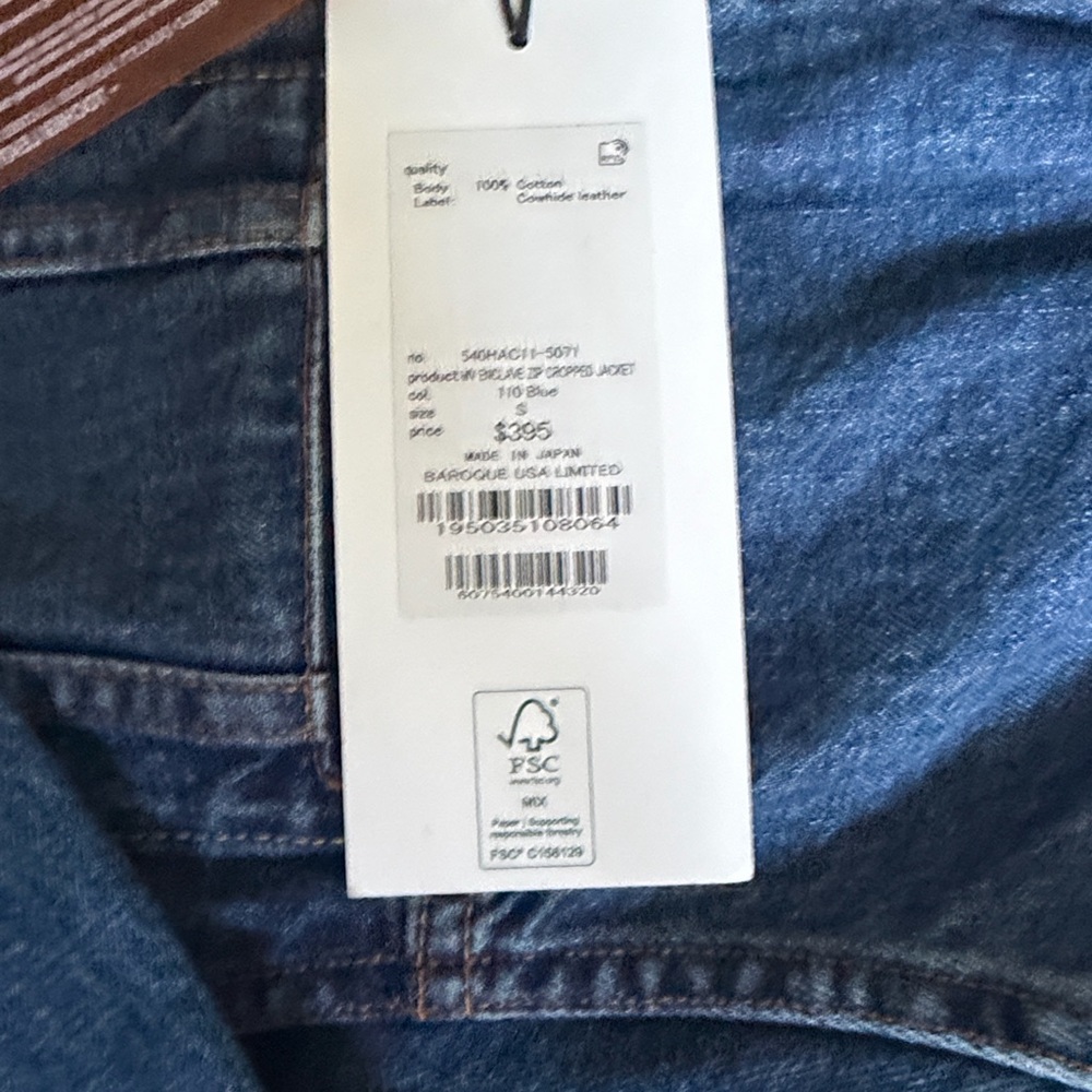 Moussy Dark Blue Denim Jean Jacket - Picture 7 of 7